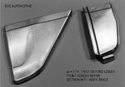 57-59 Fairlane (Left) Lower Rear Front Fender Panel With Inner Brace, Manufactured By EMS In 18 Gauge Steel