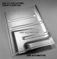 52-54 Ford Car (Right) Front Floor Pan Manufactured By EMS
