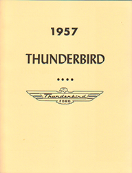 57 Thunderbird Specification Manual