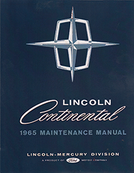 65 Lincoln Continental Body, Chassis & Electrical Service Manual