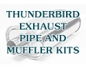 55 Exhaust Mufflers And Pipe Kit, Aluminized