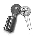 55-59 / 61-63 Trunk Lock Cylinder & Keys