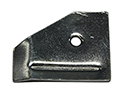 55-57 Soft Top Header Stainless Trim Clip, (Left)