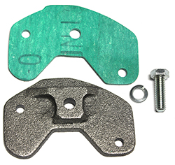 59-60 Exhaust Manifold Choke Cover Plate With Gasket And Bolt, 430 Only