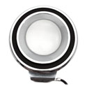 67-71 Courtesy Light Lamp, 2 Door with Small White Round Lens