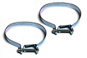 61-66 Front Cowl Drain Tube Clamps