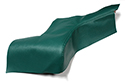 58-59 Green Rear Arm Rest Covers