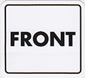 65-72 Air Cleaner Front Decal