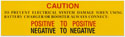 63-64 Battery Caution Decal